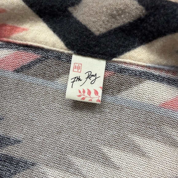 Fleece Aztec Shacket - Picture 2 of 2